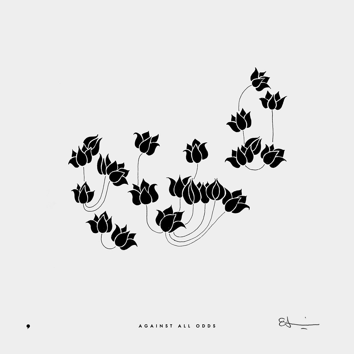 against-all-odds-printmaking-art-print-eleni-sakelaris