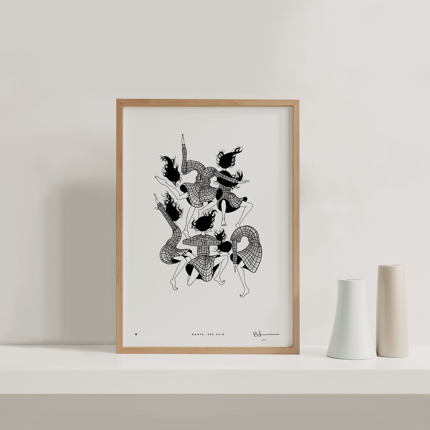 dance-she-said-printmaking-art-print-eleni-sakelaris