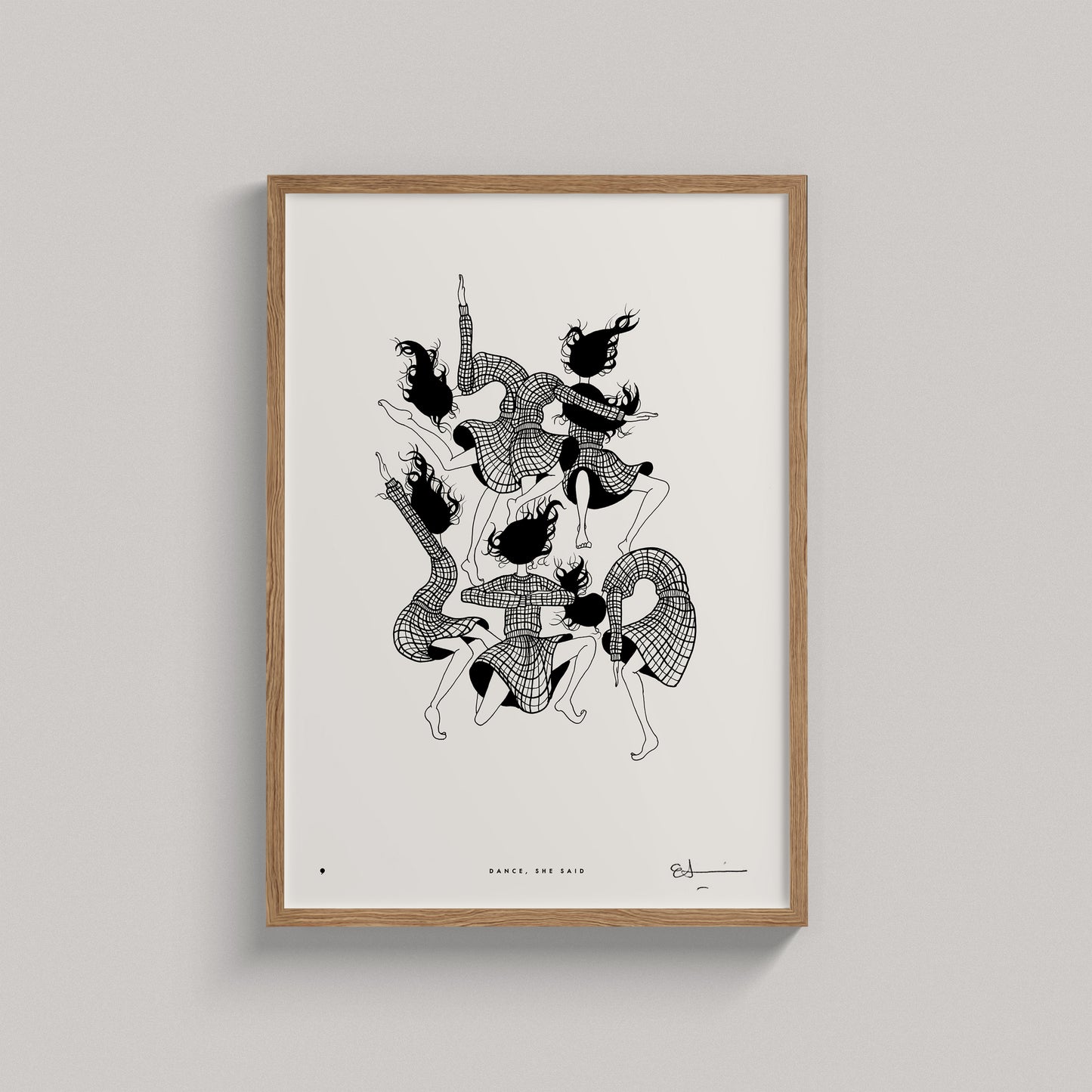 dance-she-said-printmaking-art-print-eleni-sakelaris