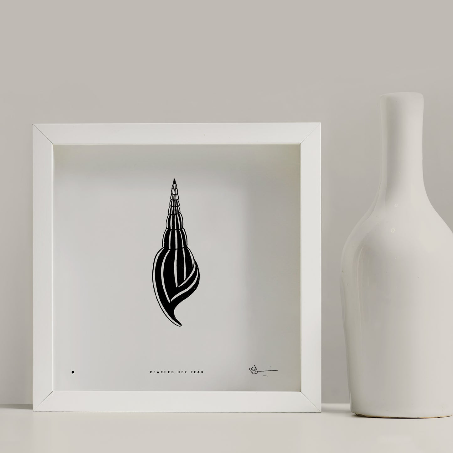 reached-her-peak-printmaking-art-print-eleni-sakelaris