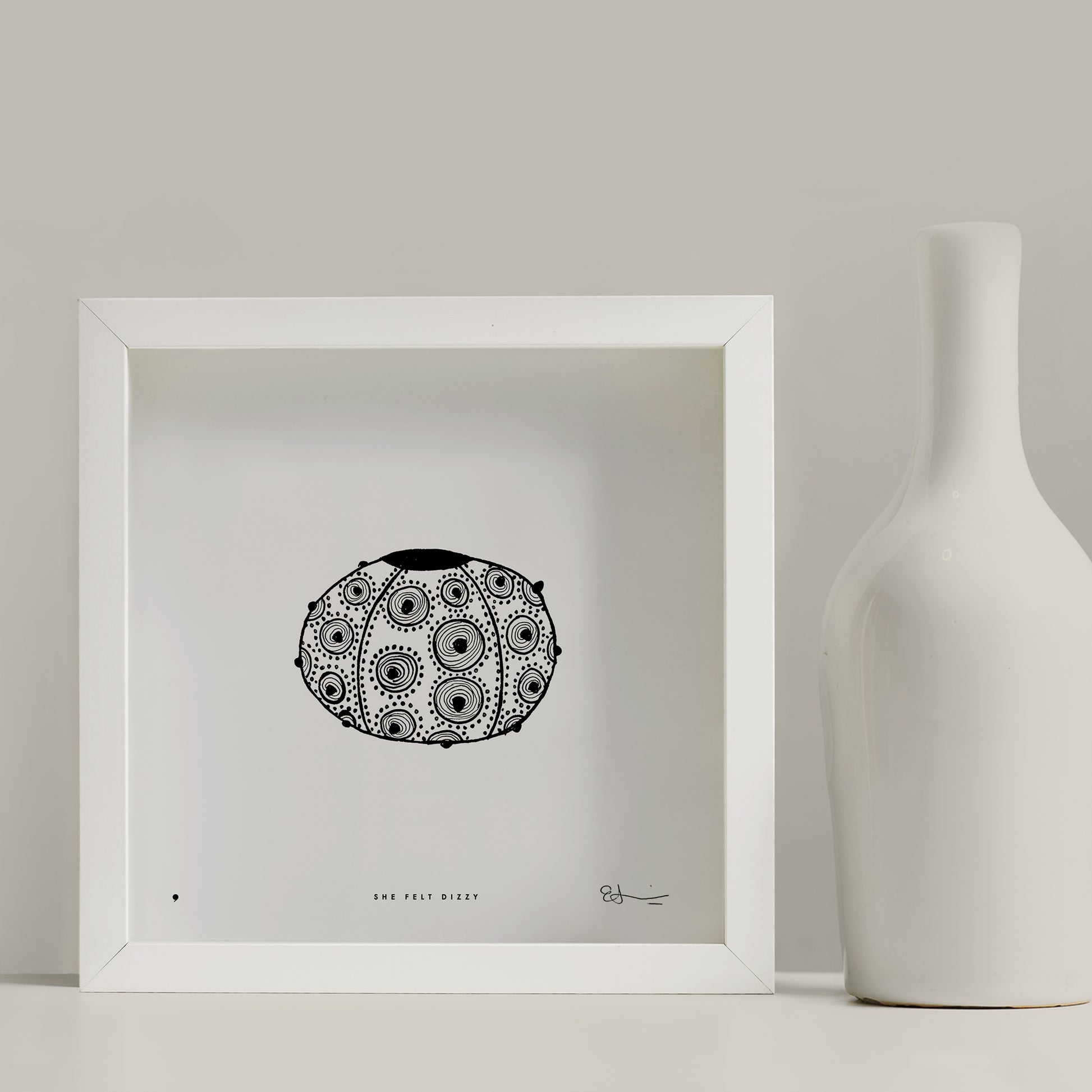 she-felt-dizzy-printmaking-art-print-eleni-sakelaris